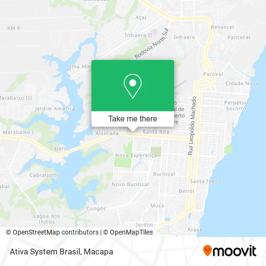 Ativa System Brasil map