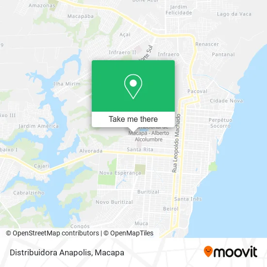 Distribuidora Anapolis map