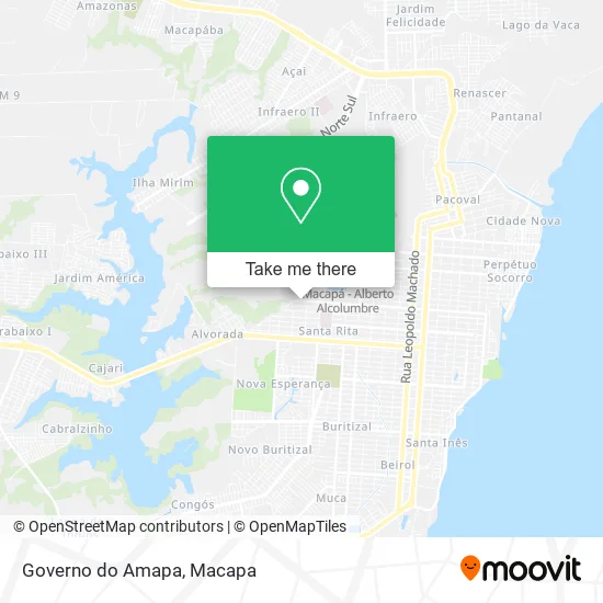 Governo do Amapa map