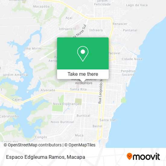 Espaco Edgleuma Ramos map