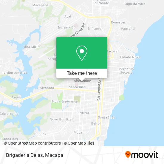 Brigaderia Delas map