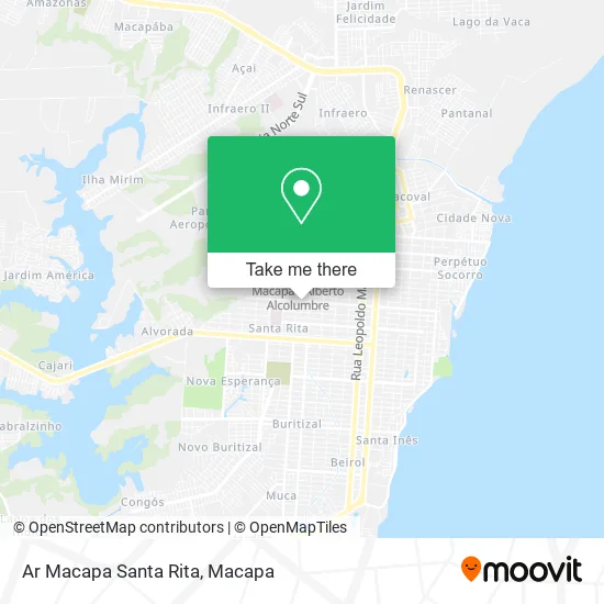 Ar Macapa Santa Rita map
