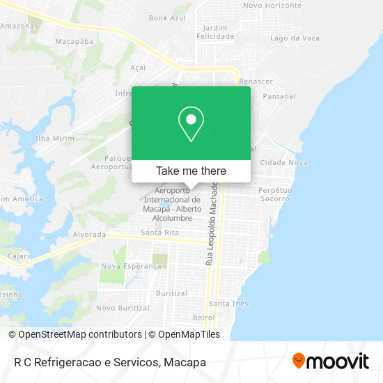 R C Refrigeracao e Servicos map