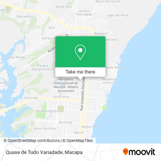 Quase de Tudo Variadade map