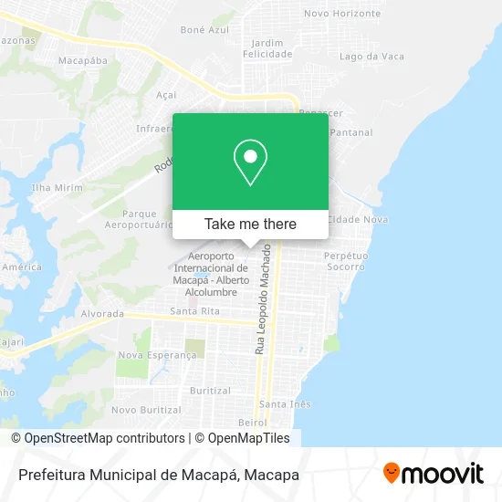 Prefeitura Municipal de Macapá map