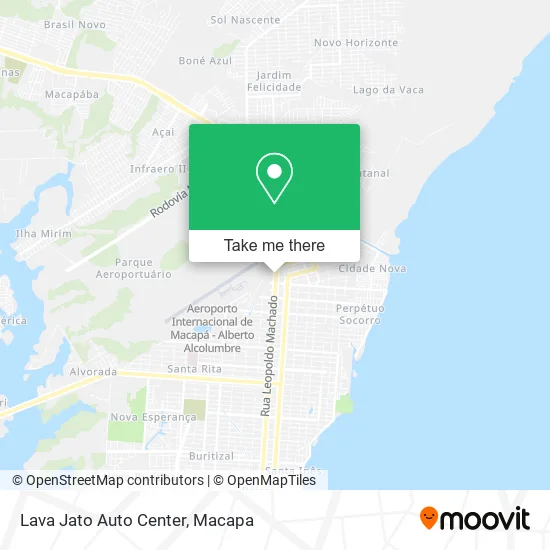 Lava Jato Auto Center map