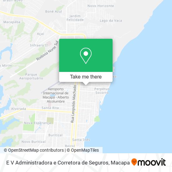 E V Administradora e Corretora de Seguros map