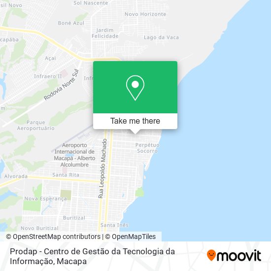 Mapa Prodap - Centro de Gestão da Tecnologia da Informação