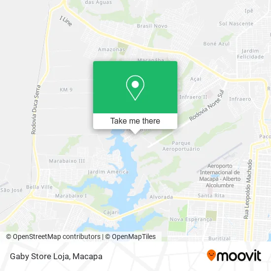Gaby Store Loja map