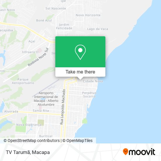 TV Tarumã map