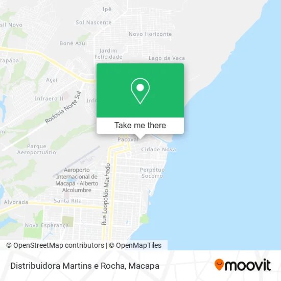 Distribuidora Martins e Rocha map