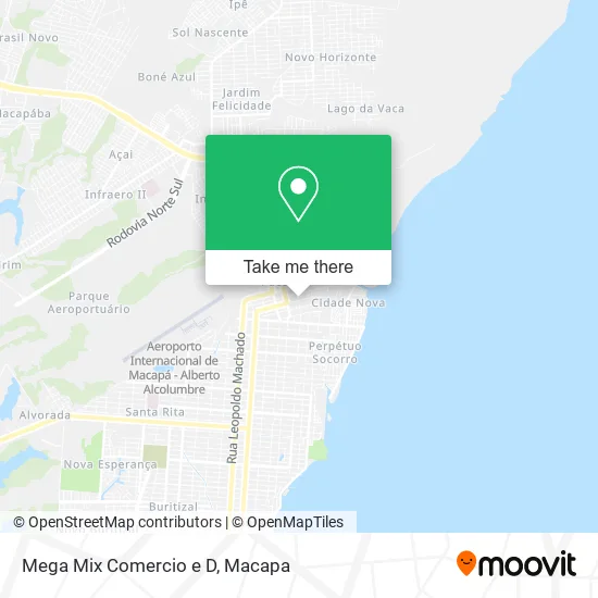 Mega Mix Comercio e D map
