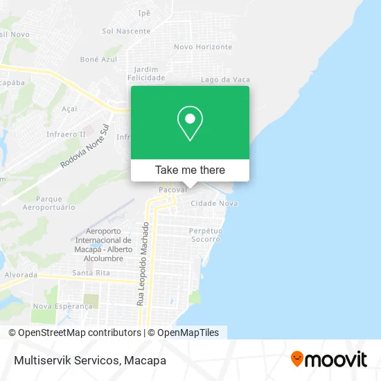 Multiservik Servicos map