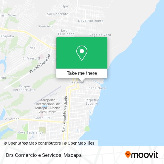 Drs Comercio e Servicos map