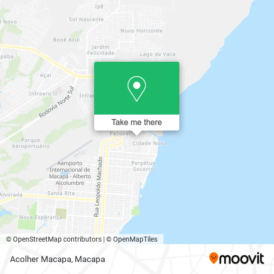Acolher Macapa map