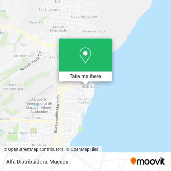 Alfa Distribuidora map