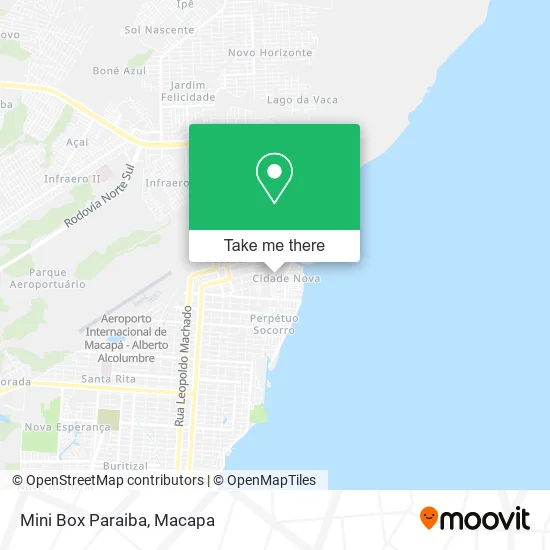 Mini Box Paraiba map