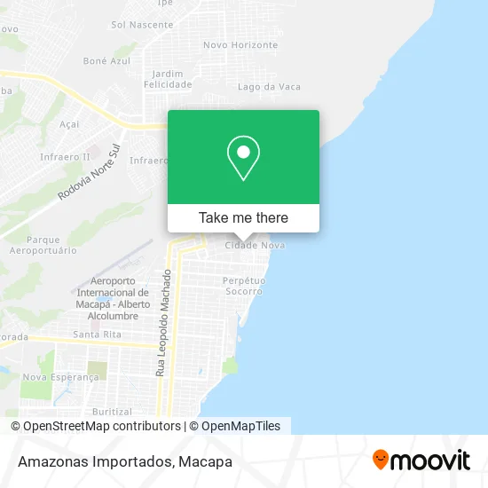 Amazonas Importados map