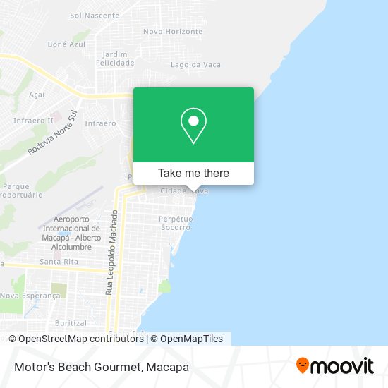 Mapa Motor's Beach Gourmet