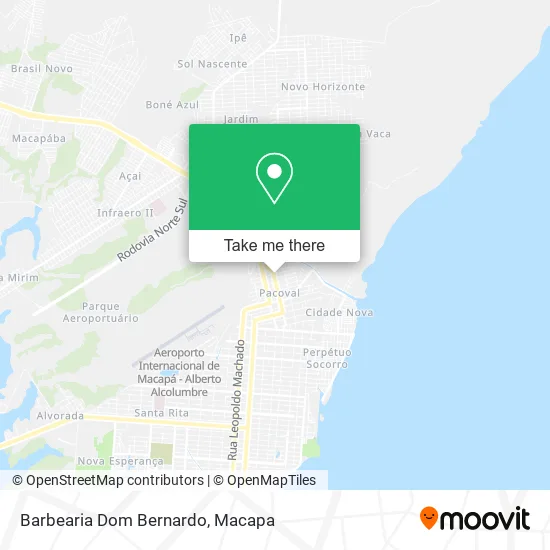 Barbearia Dom Bernardo map