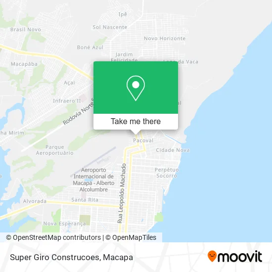 Super Giro Construcoes map