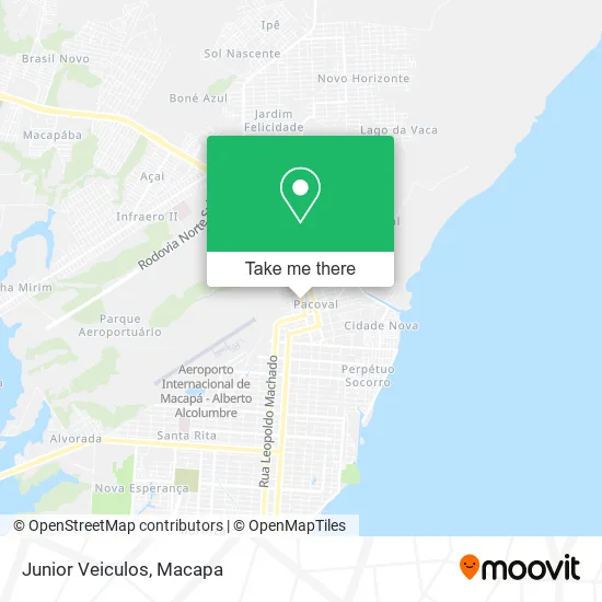 Junior Veiculos map