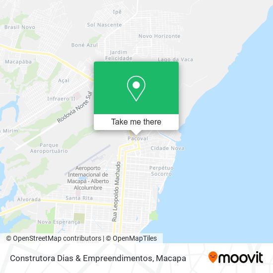 Mapa Construtora Dias & Empreendimentos