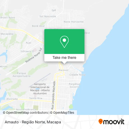 Amauto - Região Norte map