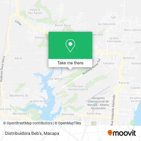 Distribuidora Beb's map