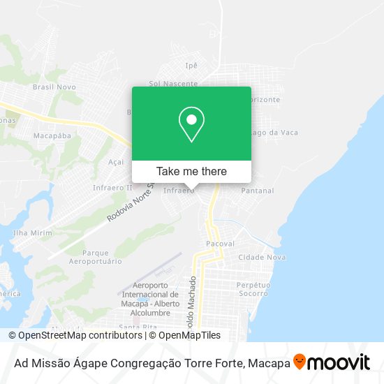 Ad Missão Ágape Congregação Torre Forte map