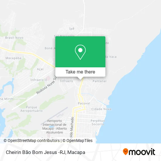 Cheirin Bão Bom Jesus -RJ map