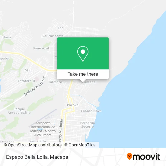 Espaco Bella Lolla map