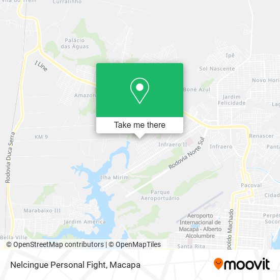 Mapa Nelcingue Personal Fight