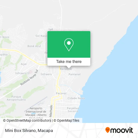 Mini Box Silvano map