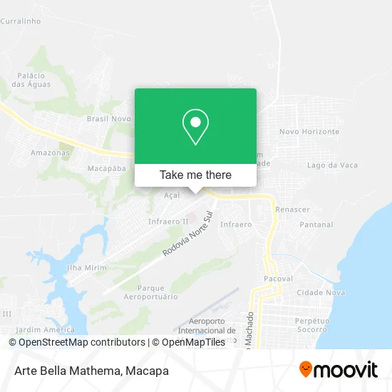 Arte Bella Mathema map