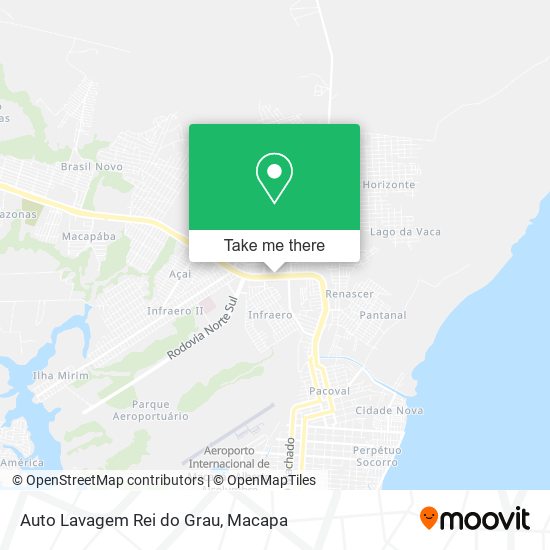 Auto Lavagem Rei do Grau map