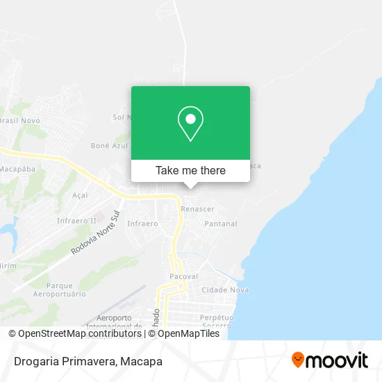 Drogaria Primavera map