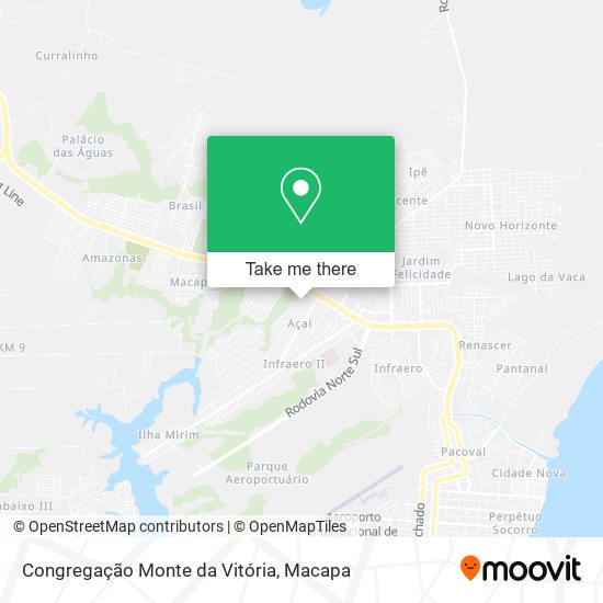 Congregação Monte da Vitória map