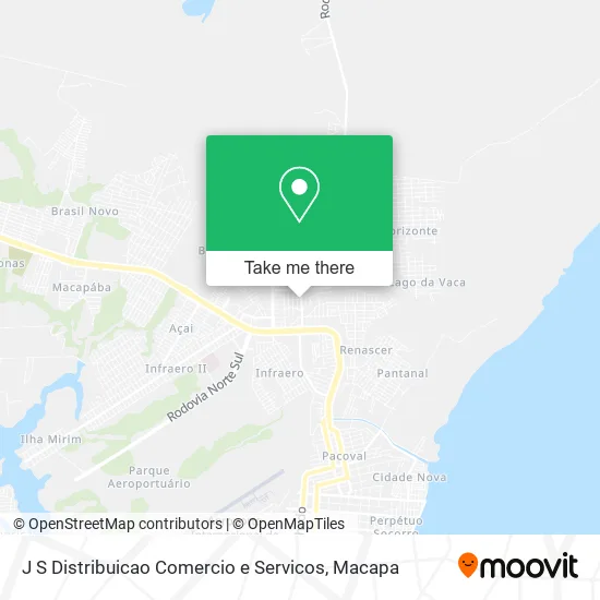 J S Distribuicao Comercio e Servicos map