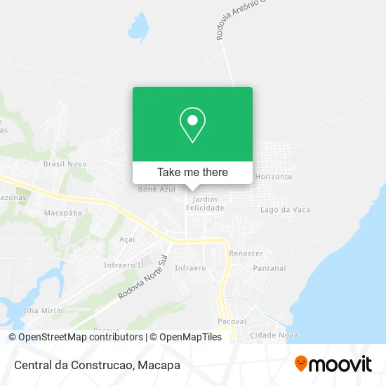 Central da Construcao map