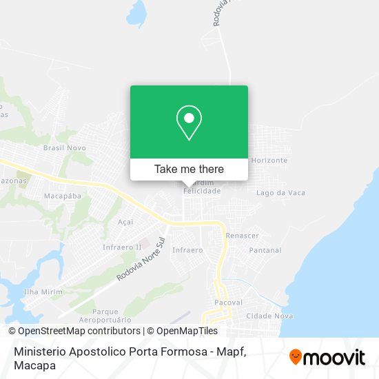 Ministerio Apostolico Porta Formosa - Mapf map