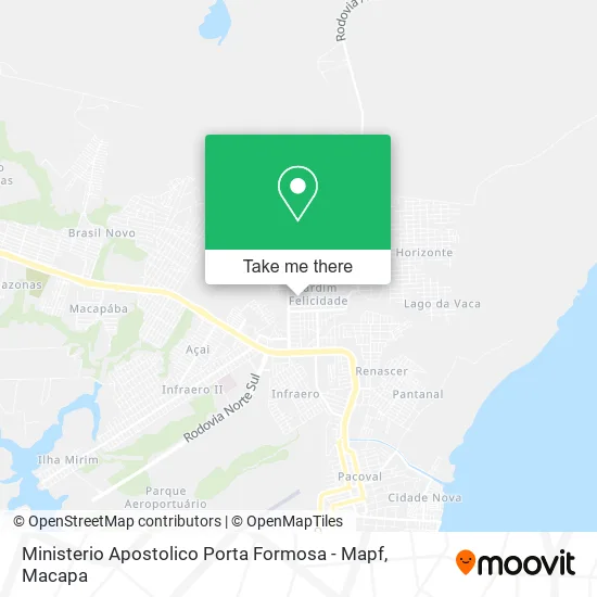 Ministerio Apostolico Porta Formosa - Mapf map