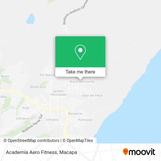 Academia Aero Fitness map