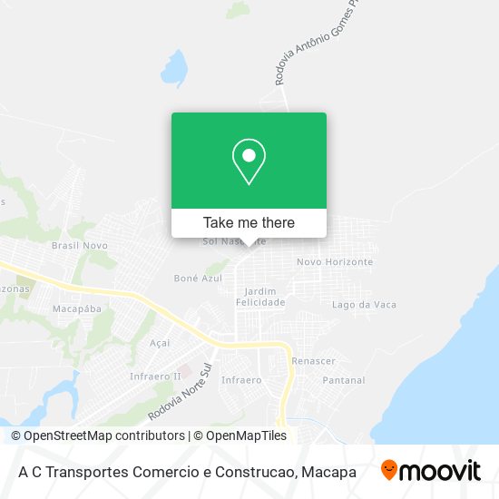 A C Transportes Comercio e Construcao map