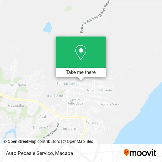 Auto Pecas e Servico map