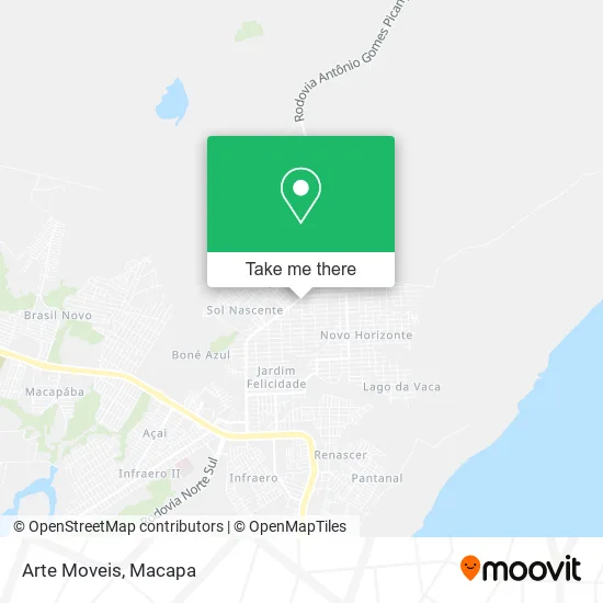 Arte Moveis map