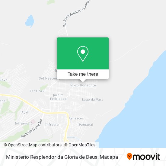 Mapa Ministerio Resplendor da Gloria de Deus