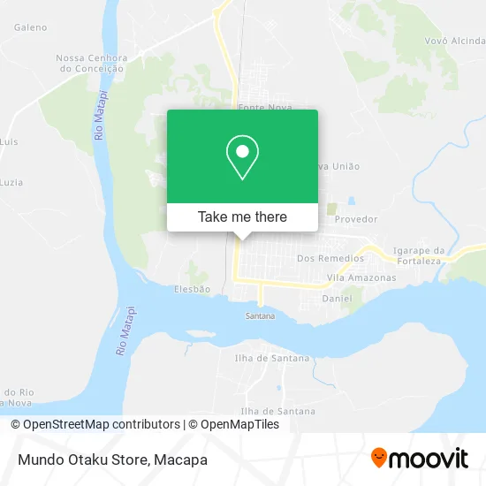 Mundo Otaku Store map