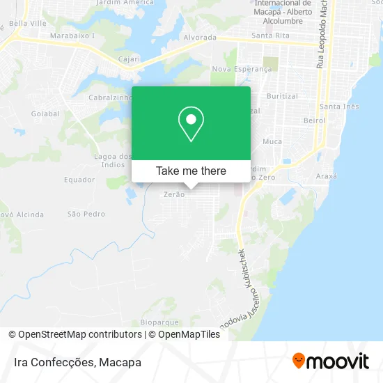 Ira Confecções map