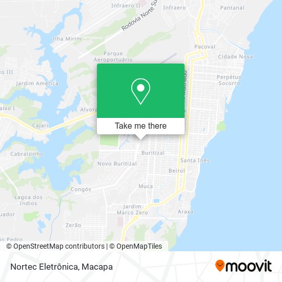 Nortec Eletrônica map